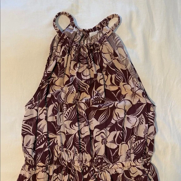 GAP Floral Halter Romper Size Large - Picture 3 of 9